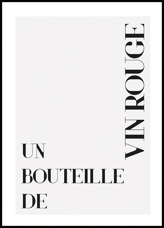 Vin Rouge Poster - Posterbox.dk