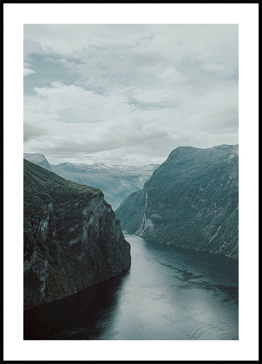 Majestätisches Fjordlandschaftsposter - Posterbox.dk