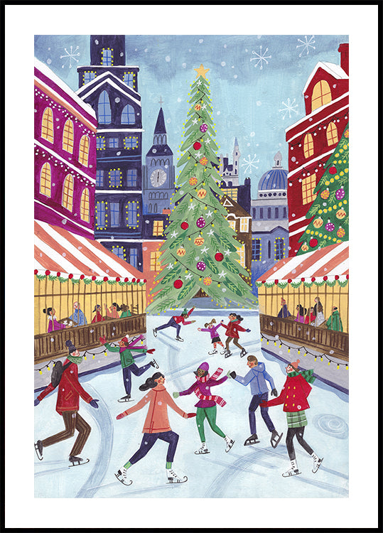 Skating in London Plakat - Posterbox