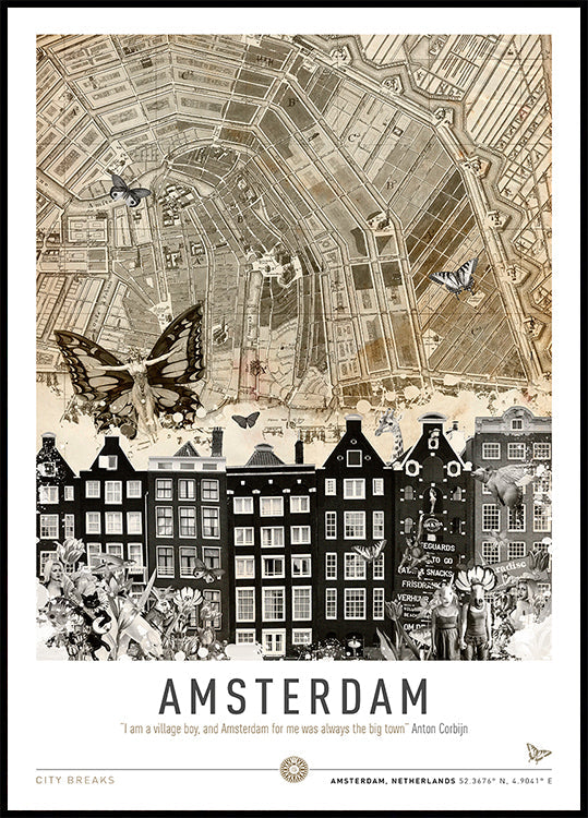 Amsterdam (City Breaks) Plakat - Posterbox