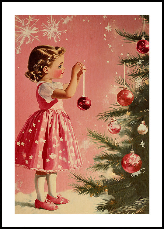 Girl With Baubles Plakat - Posterbox