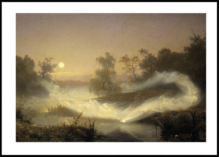 Tanzende Feen von August Malmström Poster - Posterbox.dk
