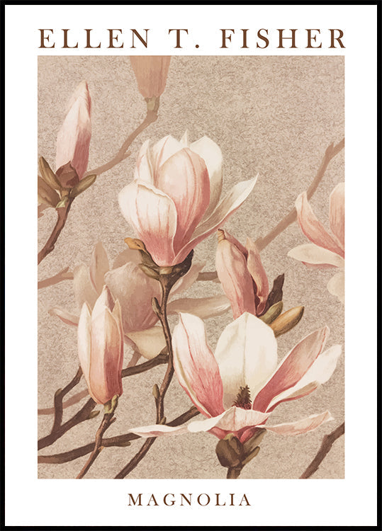 Magnolien-Poster - Posterbox.dk