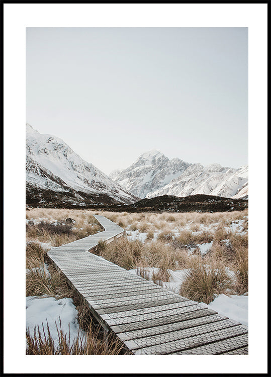 Hooker Valley Track Poster - Posterbox.dk