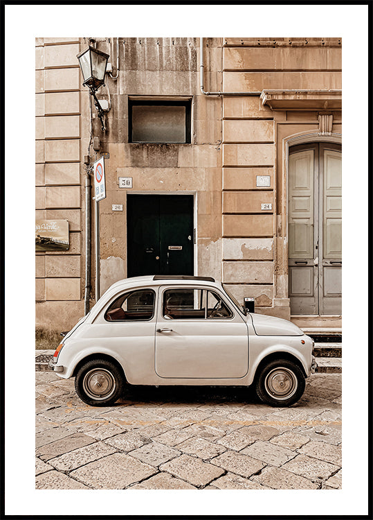 Poster „Oldtimer im städtischen Umfeld“ – Posterbox.dk