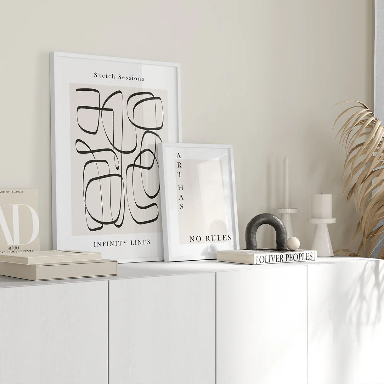 Abstrakte Poster – 2er-Set – Posterbox.dk