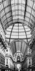 Galleria Vittorio Emanuele II Milan Black & White Plakat - Posterbox