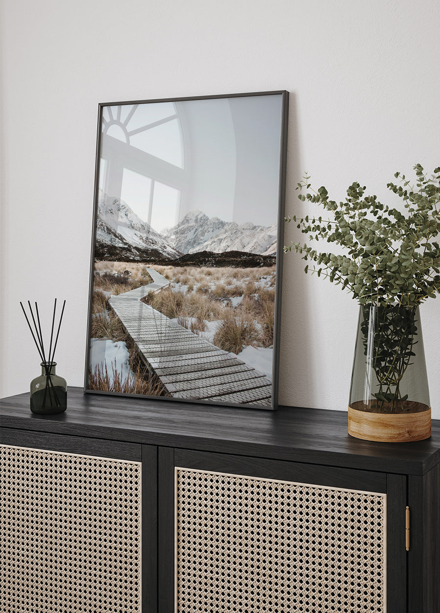 Hooker Valley Track Poster - Posterbox.dk