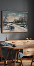 Pferd und Kutsche im Schnee Poster - Posterbox.dk