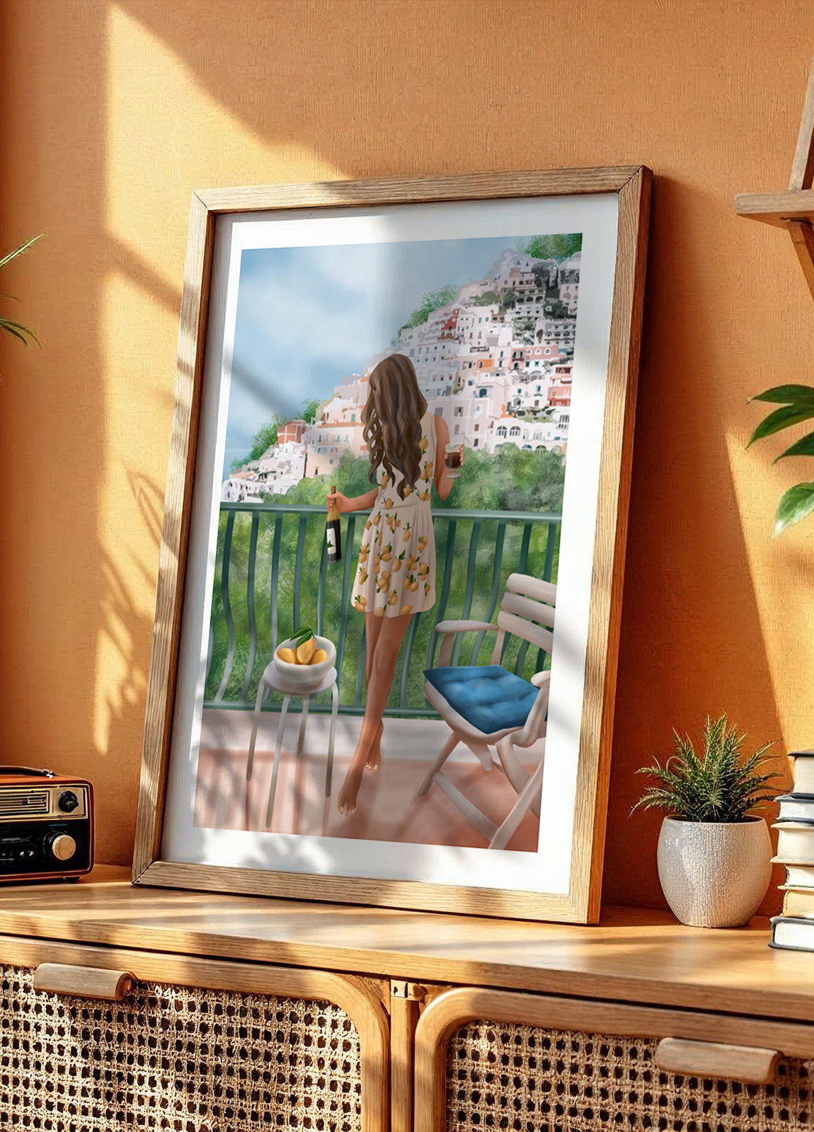 Italienischer Zitronenbalkon