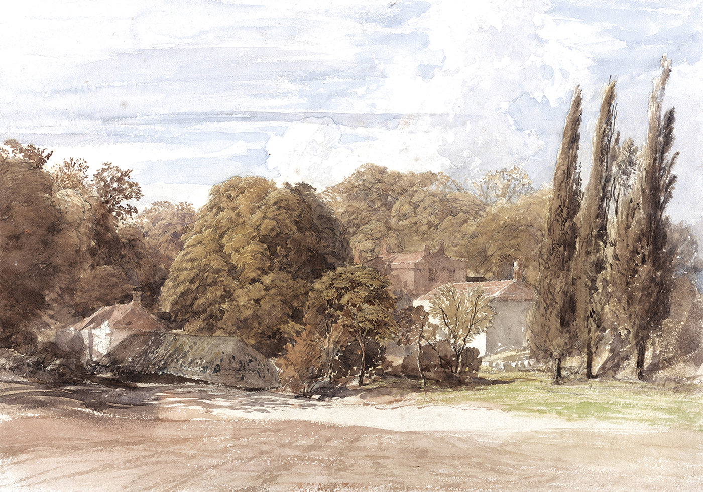 Kensington Gardens von Samuel Palmer Poster - Posterbox.dk