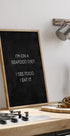 Letter Board Nr. 1 Poster - Posterbox.dk