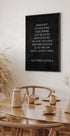 Letter Board Nr. 3 Poster - Posterbox.dk