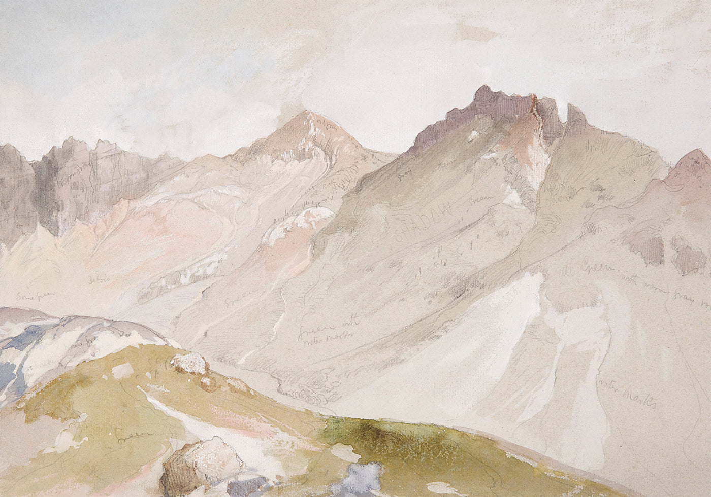 Little Cottonwood Canyon von Thomas Moran Poster - Posterbox.dk