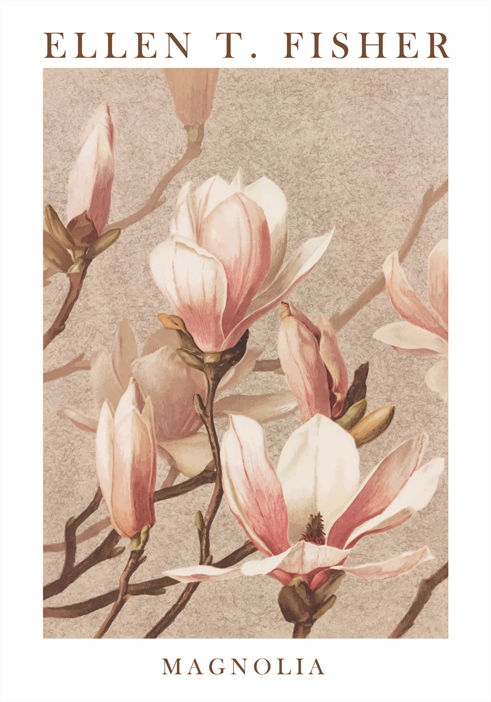 Magnolien-Poster - Posterbox.dk