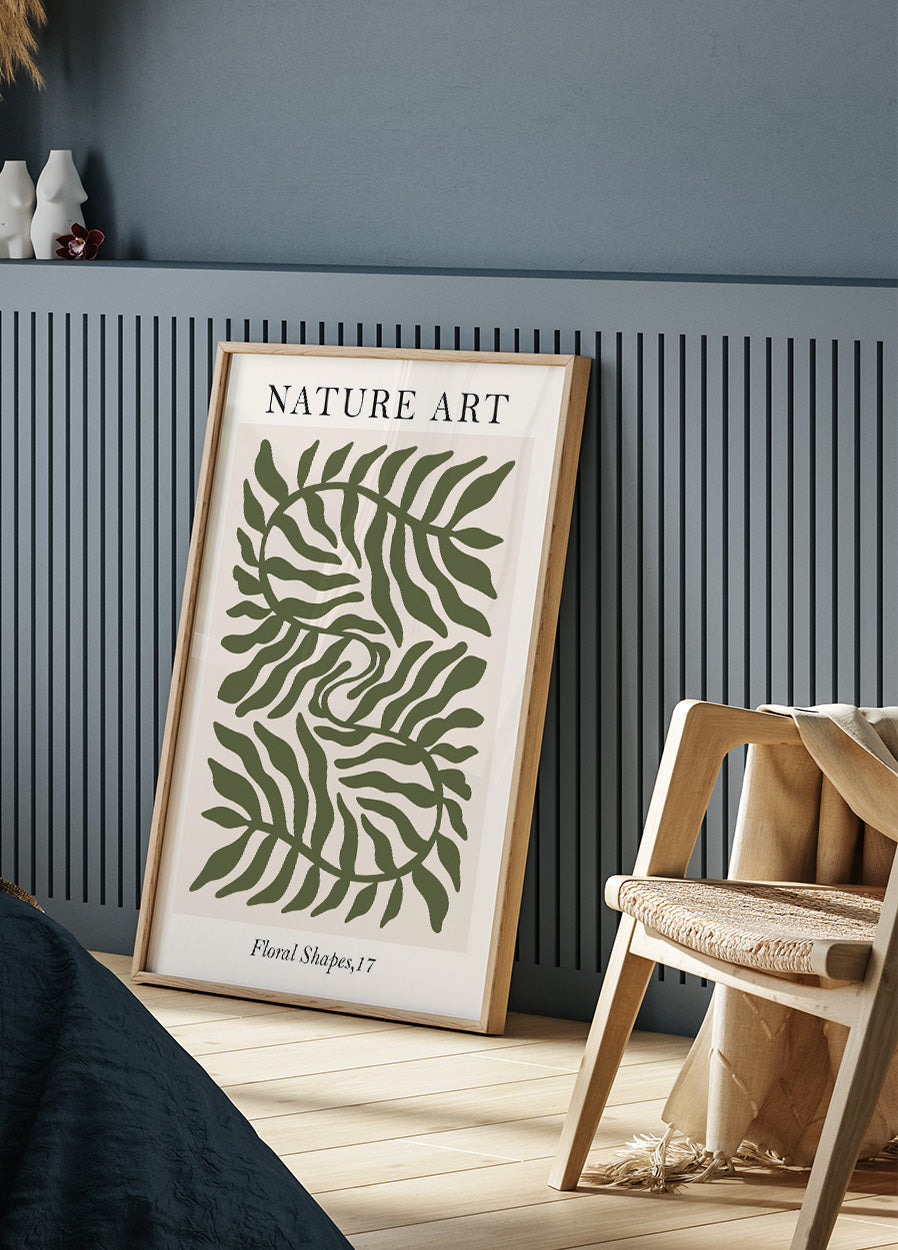 Naturkunst-Poster mit Blumenformen - Posterbox.dk