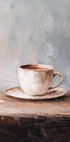 Neutrales Coffee Art Moody Kitchen Poster - Posterbox.dk