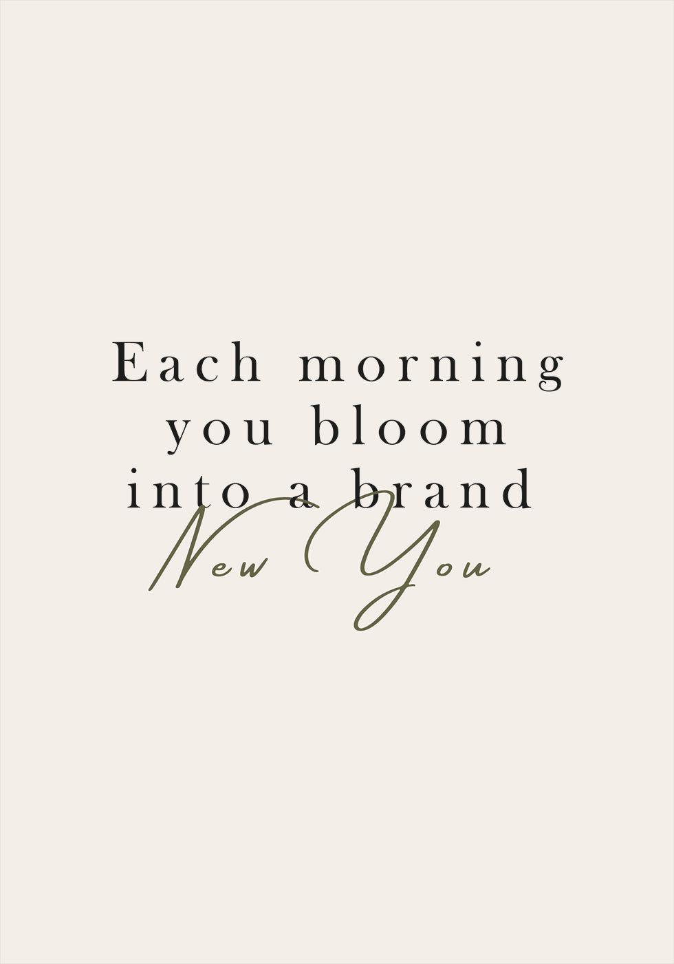 New You Poster - Posterbox.no