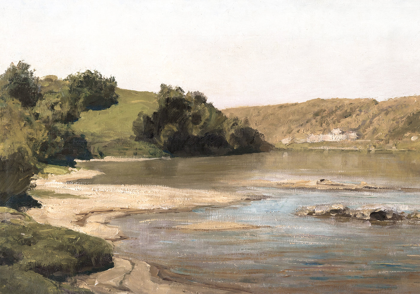 Oka River von Wassili Polenow Poster - Posterbox.dk