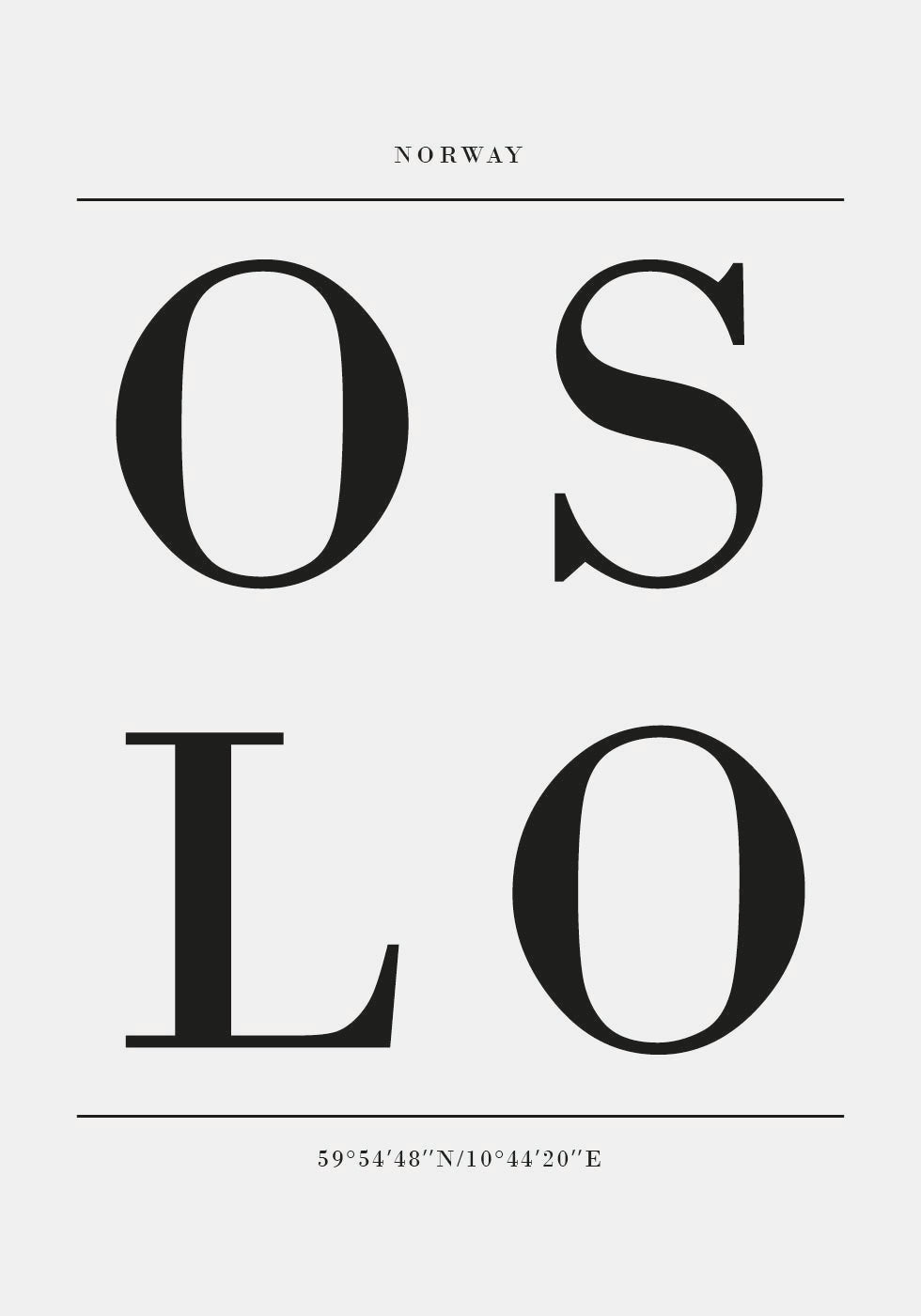 Oslo-Poster - Posterbox.dk
