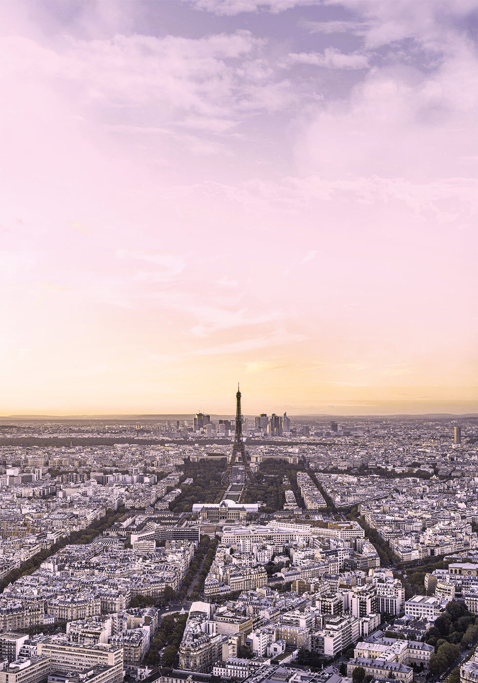 Paris während des Sonnenuntergangs Poster - Posterbox.dk