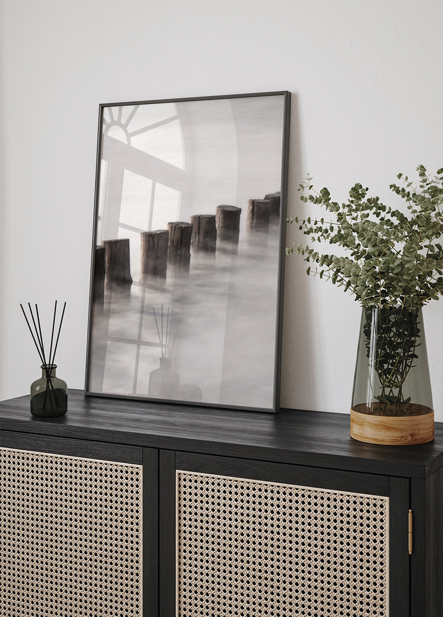 Piles In A Thick Fog Poster - Posterbox.dk