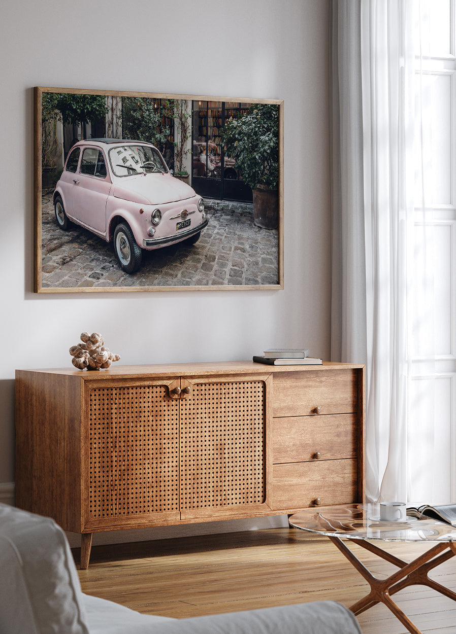 Rosa Auto-Poster - Posterbox.dk