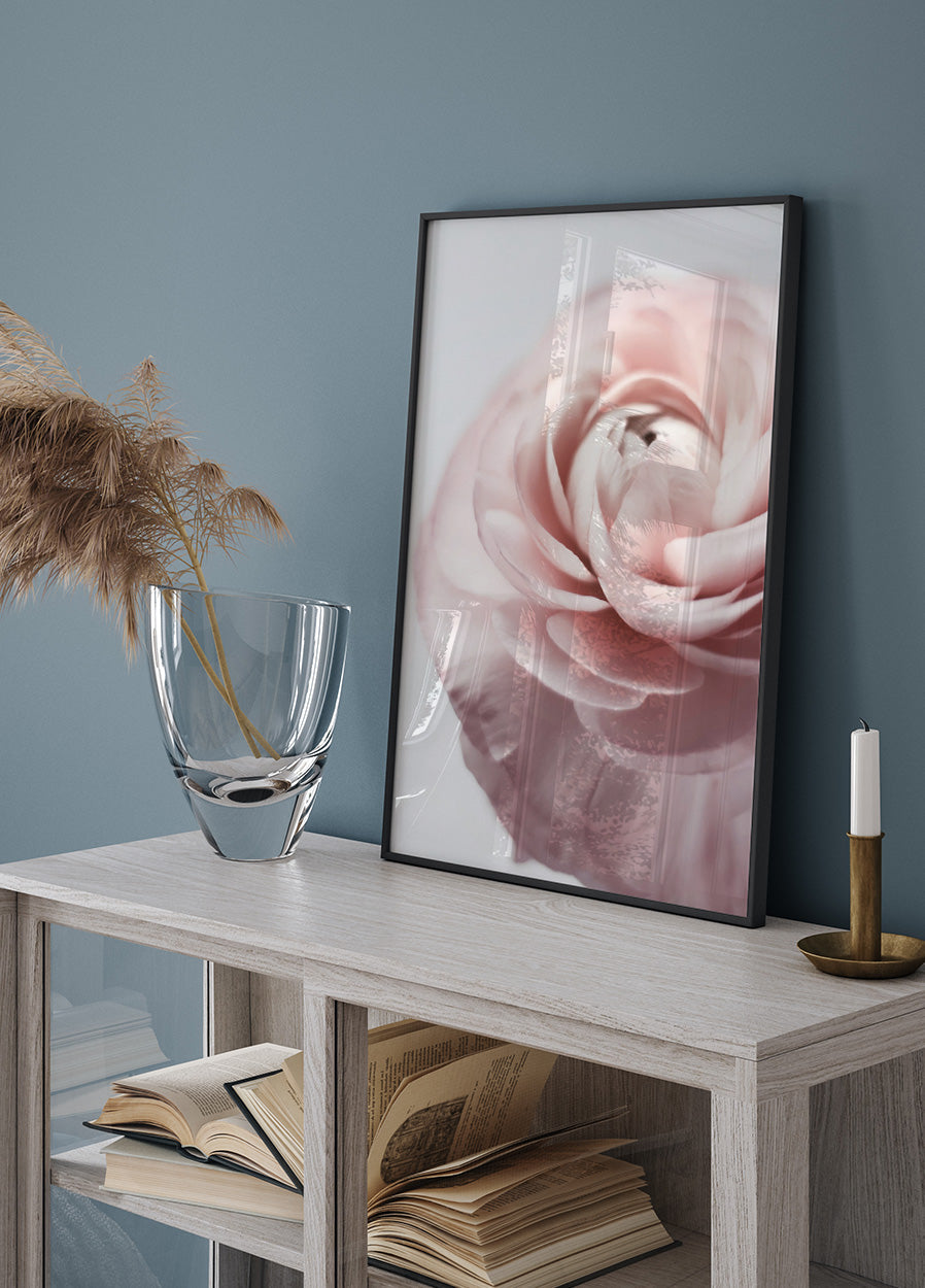 Rosa Ranunkeln-Poster - Posterbox.dk