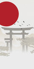 Red Sun Torii Plakat - Posterbox