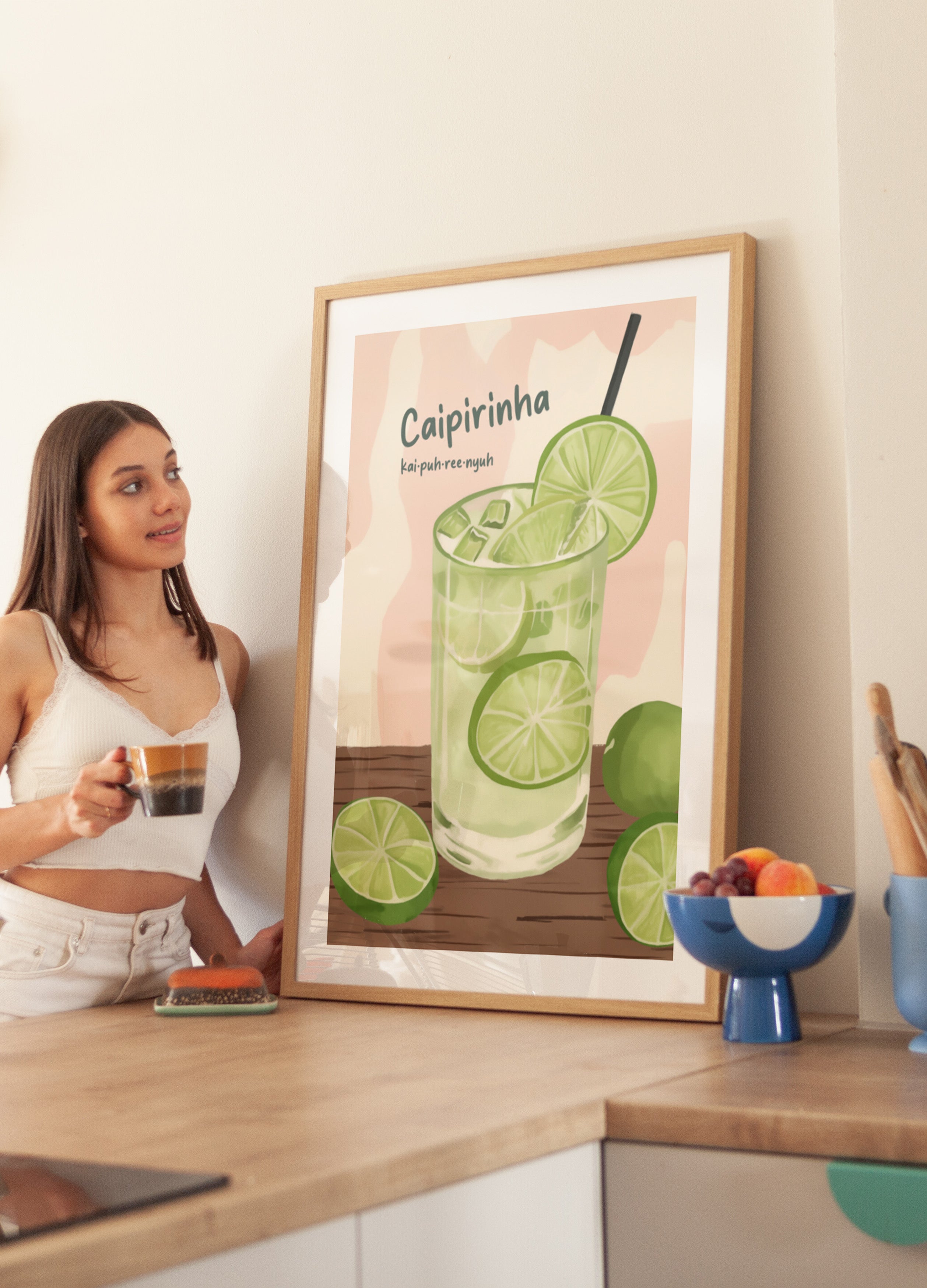 Erfrischender Limetten-Caipirinha