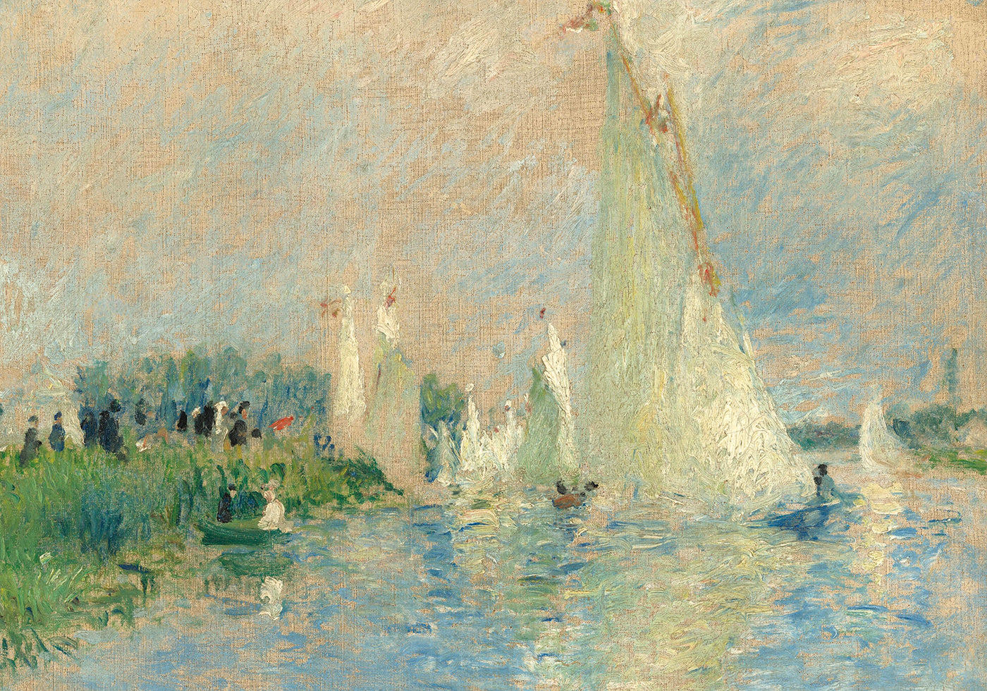 Regatta in Argenteuil von Auguste Renoir Poster - Posterbox.dk