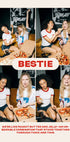 Retro Best Friend Personalized Collage Plakat - Posterbox