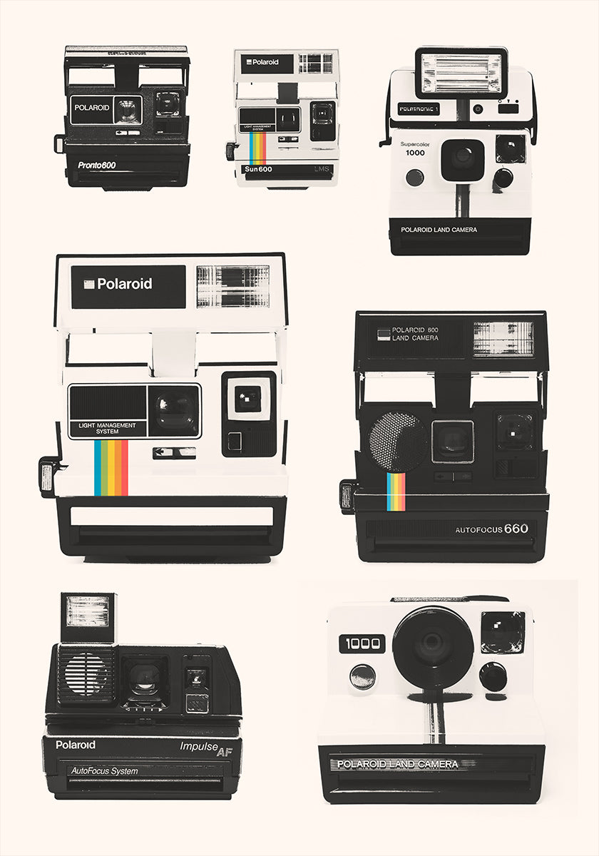 Instant Camera Collection Plakat - Posterbox