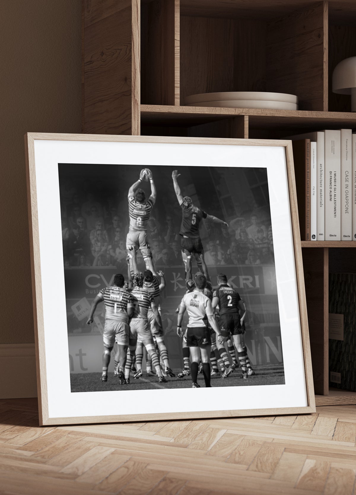 Rugby-Lineout-Aktion