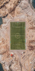 Abgelegenes Fußballfeld in Norwegen Poster - Posterbox.dk