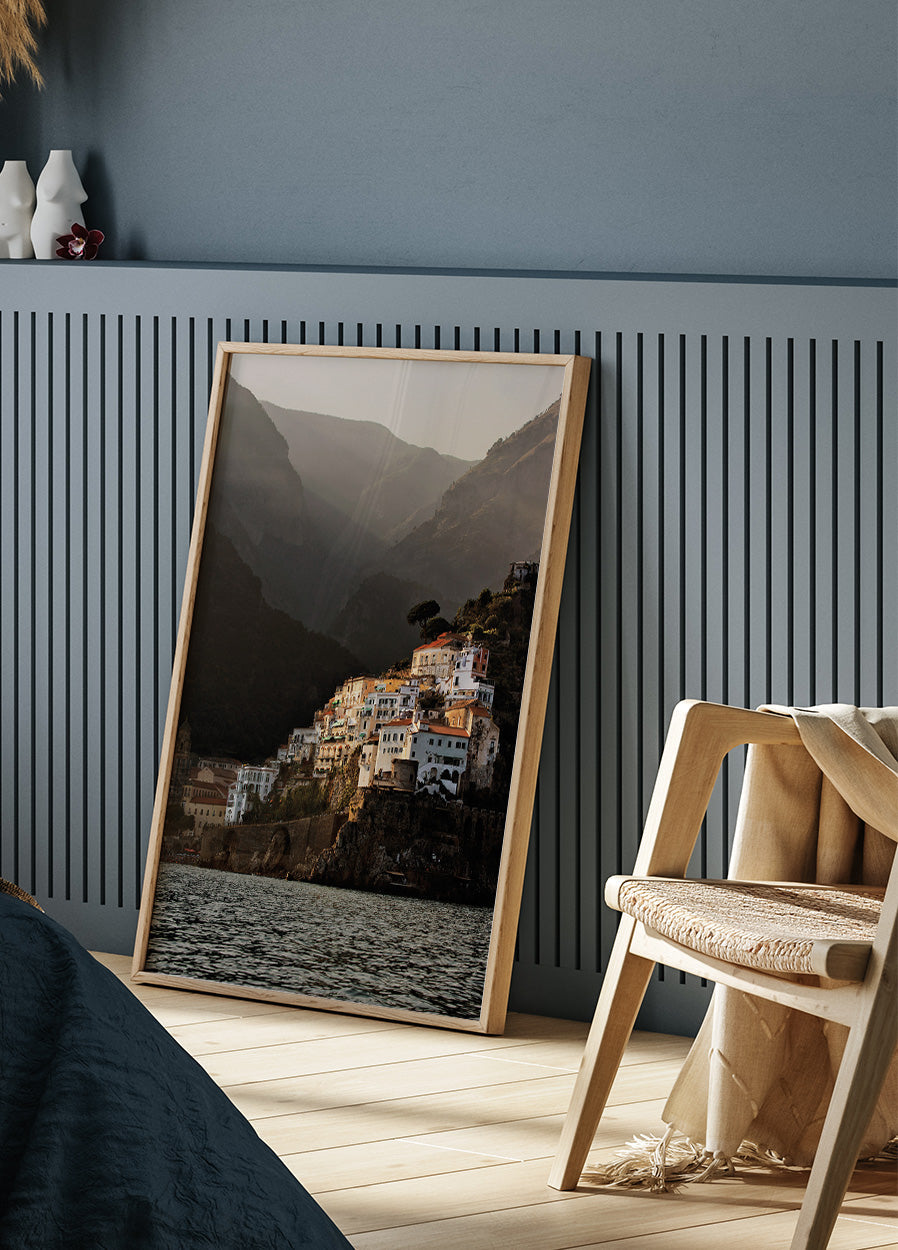 Sonnenuntergang in Amalfi Poster - Posterbox.dk