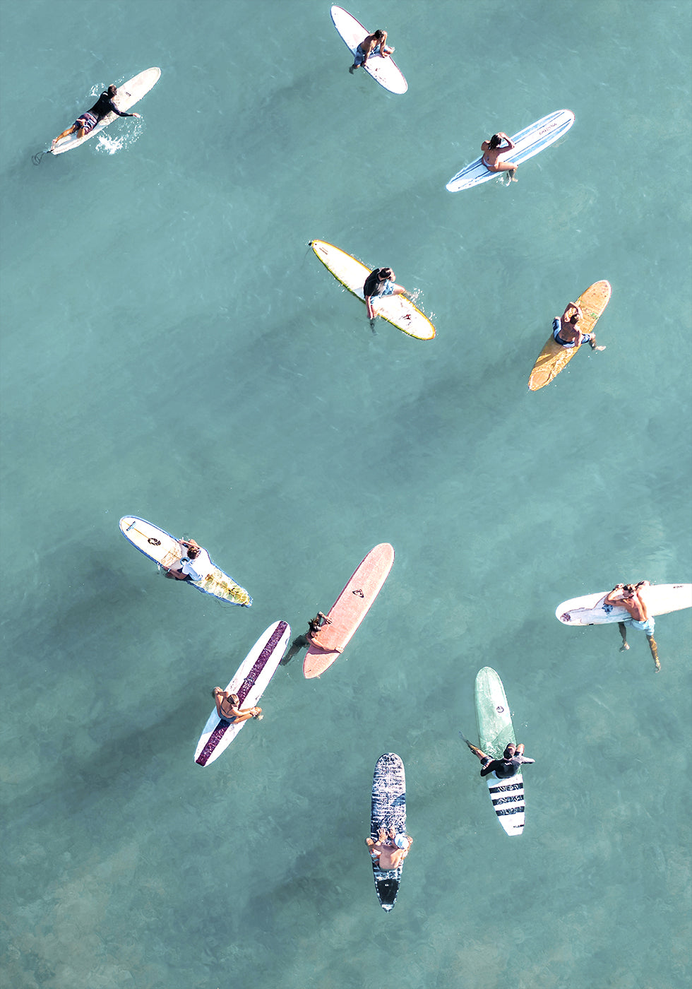 Surfers at Sea No.3 Plakat - Posterbox