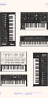 Synthetisers Plakat - Posterbox