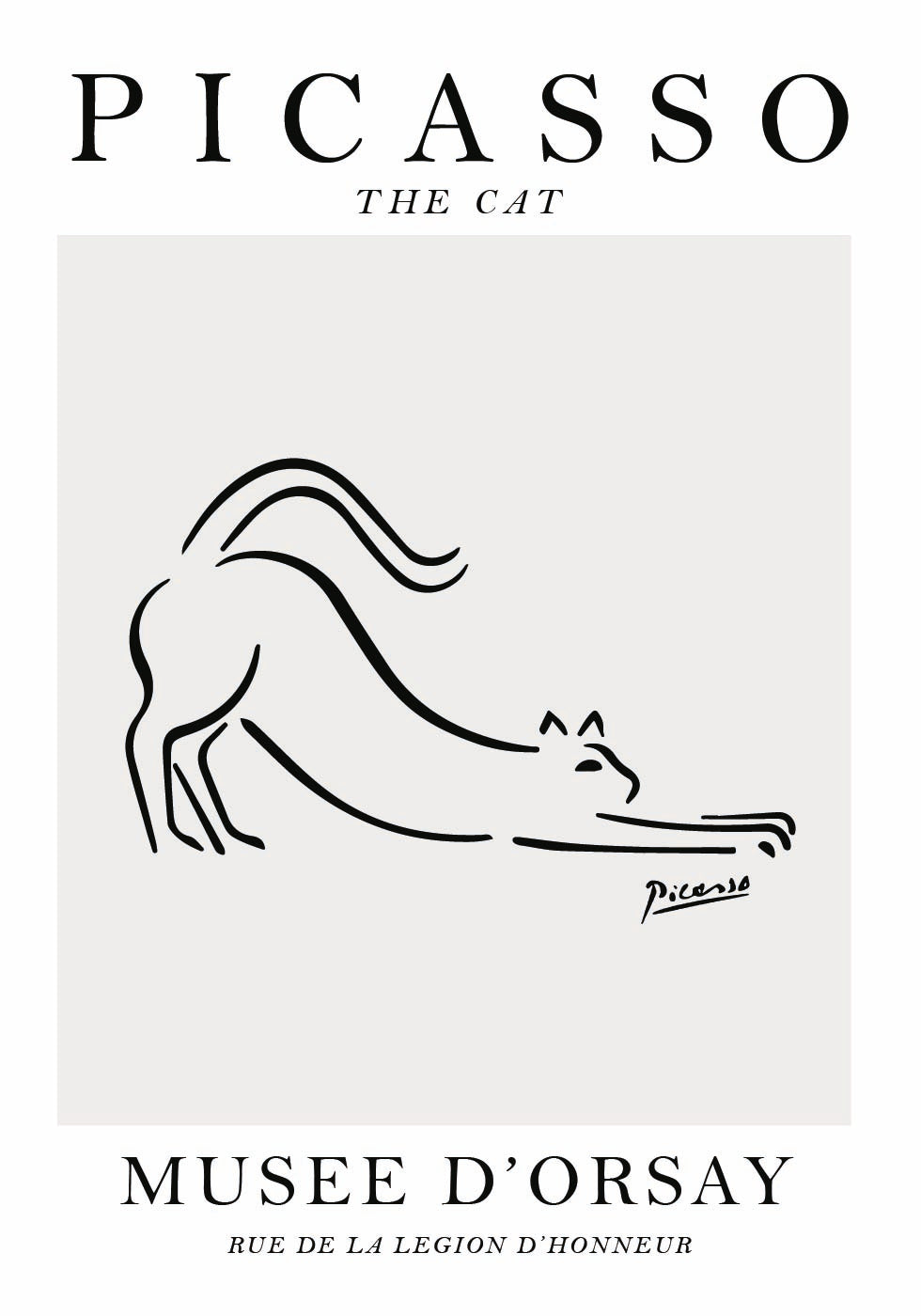 Das Katze-Picasso-Poster - Posterbox.dk