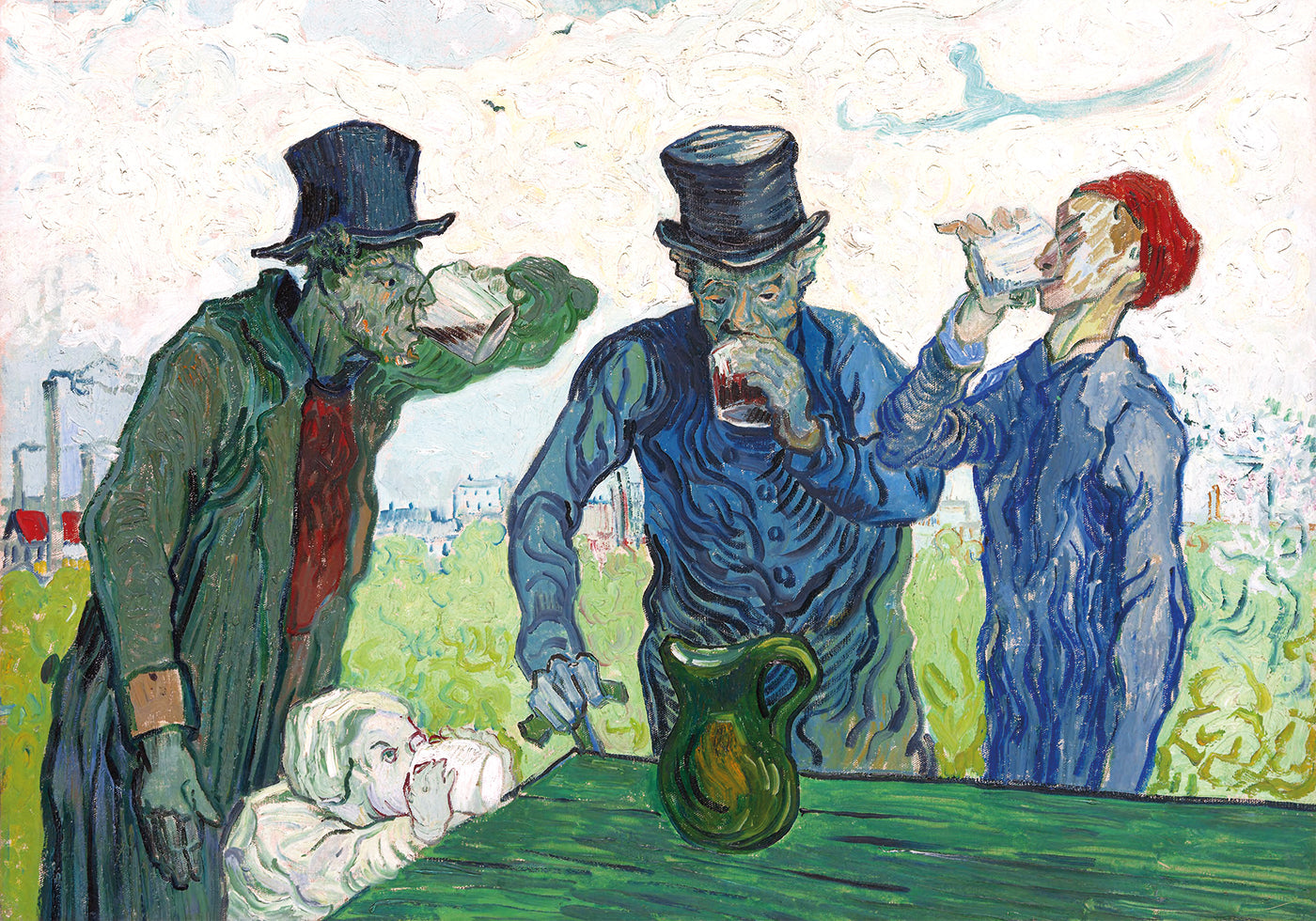 Die Trinker von Vincent van Gogh Poster - Posterbox.dk
