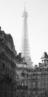 Eiffel Tower Paris Black & White Plakat - Posterbox