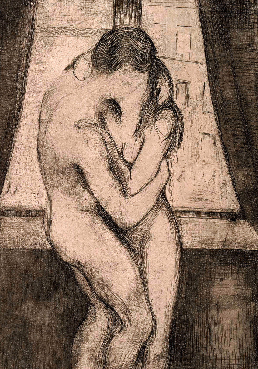 Der Kuss von Edvard Munch Poster - Posterbox.dk
