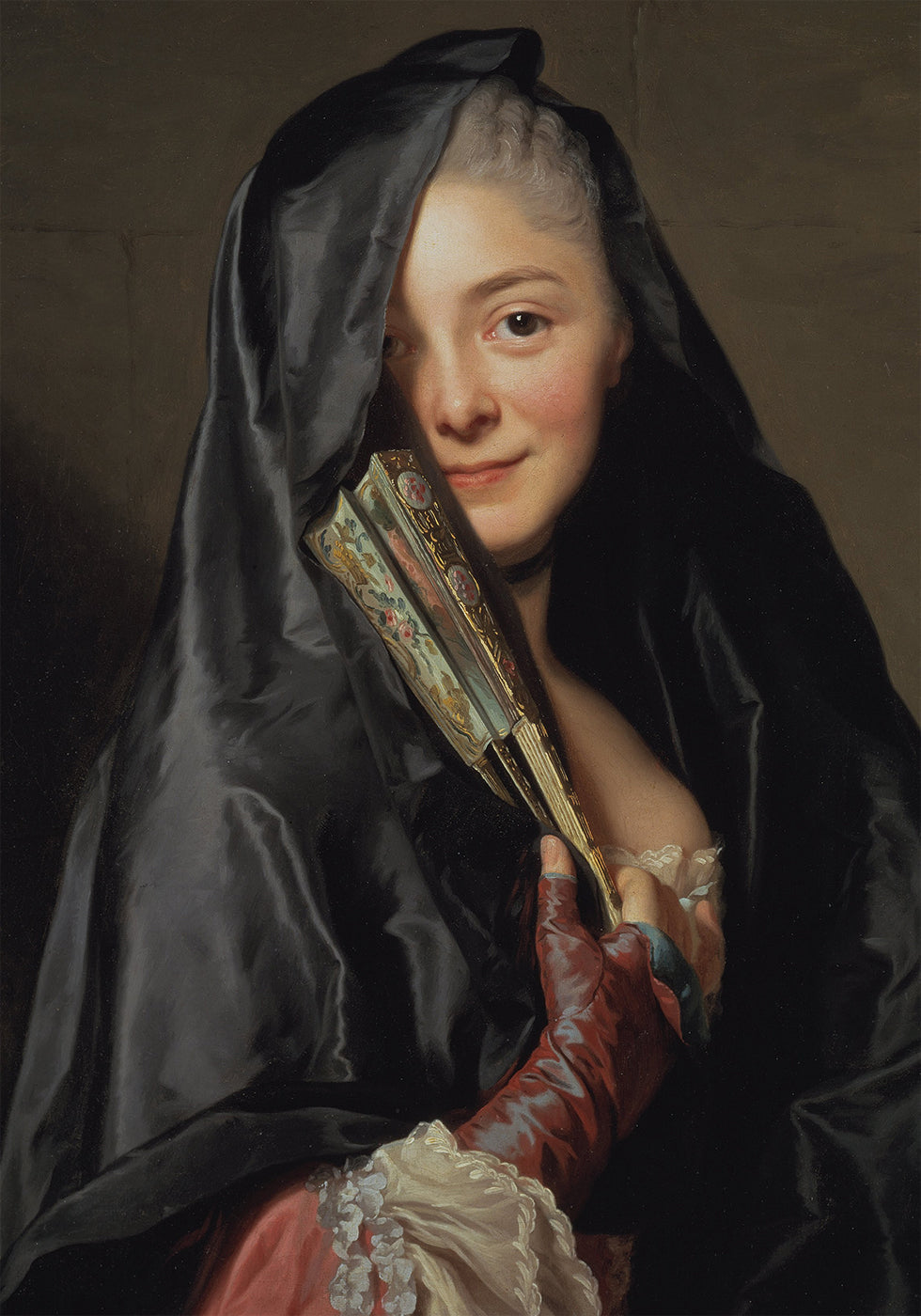 Die Dame mit dem Schleier von Alexander Roslin Poster - Posterbox.dk