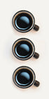 Drei Tassen Kaffee Poster - Posterbox.dk