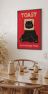 Toast Cat Poster - Posterbox.dk