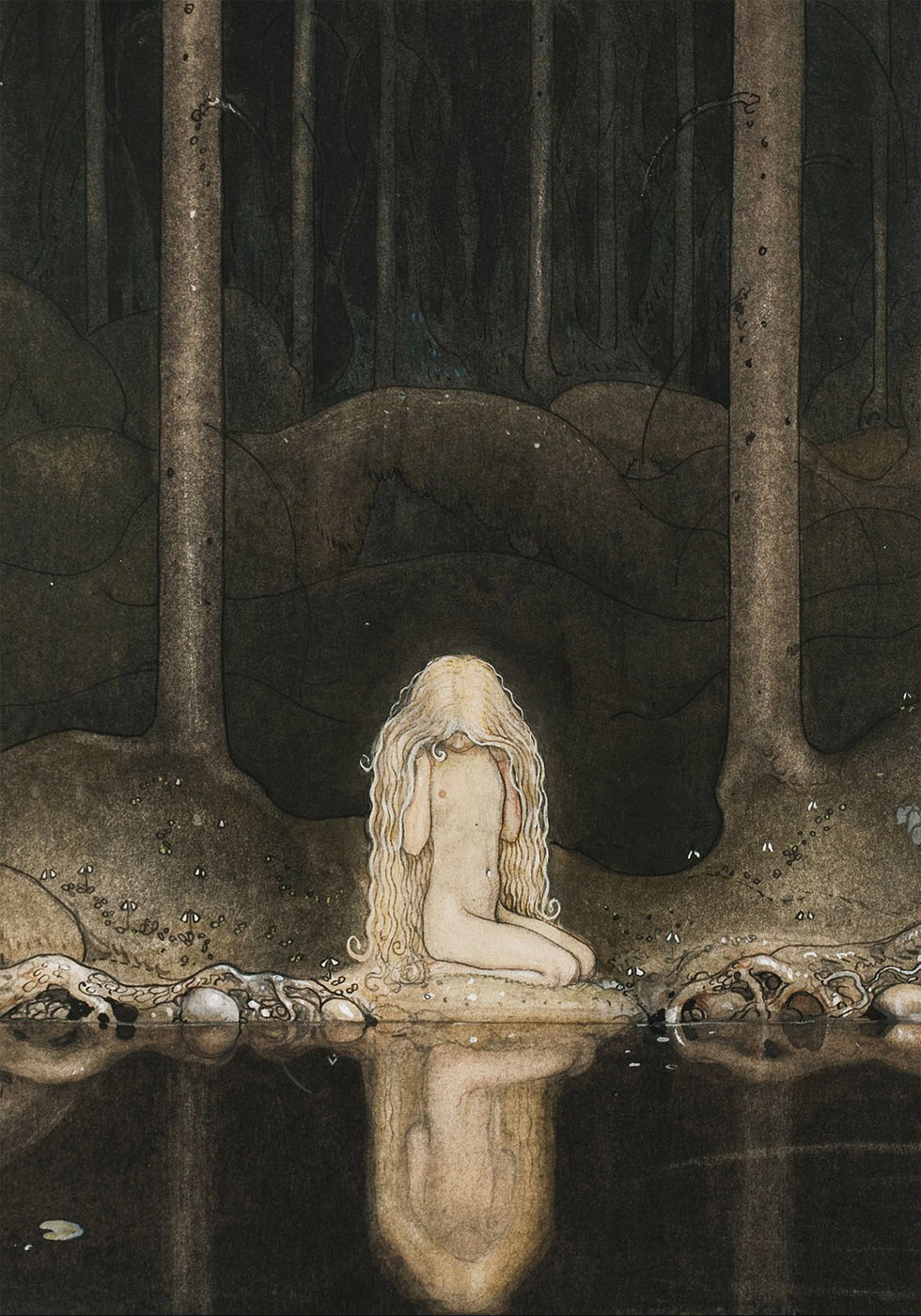 Tuvstarr von John Bauer Poster - Posterbox.dk