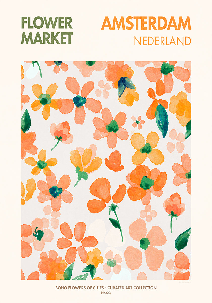 “Vibrant Blooms” Plakat - Posterbox