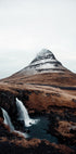 Kirkjufell Berg und Wasserfälle Poster - Posterbox.dk