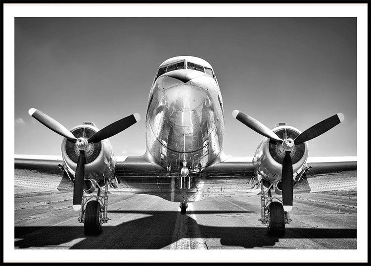Vintage-Flugzeug-Poster - Posterbox.no