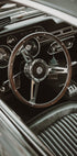 Vintage-Auto-Lenkrad-Poster - Posterbox.dk